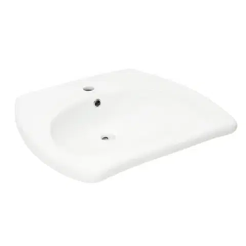 Umývadlá SAT Bezbariérové umyvadlo SAT Brevis 61x53 cm SATBRE6052 SATBRE6052