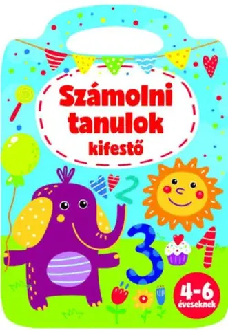 Pre deti a mládež - ostatné Számolni tanulok kifestő - 4-6 éveseknek