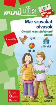 Príprava do školy, pracovné zošity Már szavakat olvasok - LDI248 - Olvasási képességfejlesztő játékok - miniLÜK