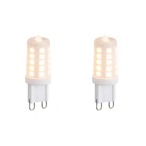 LED osvetlenie Sada 2 stmievateľných LED žiaroviek G9 Opal 3W 250lm 2200K