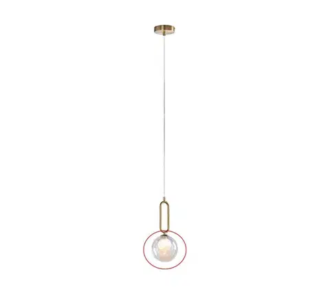 Lampy Rabalux - Náhradné sklo ku lustru ROSEHIP G9, priemer 15 cm 20164