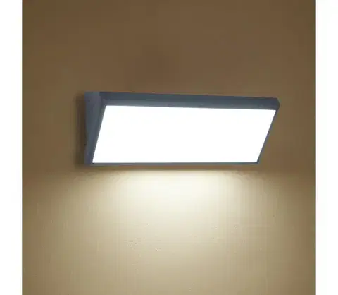 LED osvetlenie BRILAGI - LED vonkajšie nástenné svietidlo TRIANGLE LED/42W/230V 3000/4000/6500K antracit IP65 BRI668
