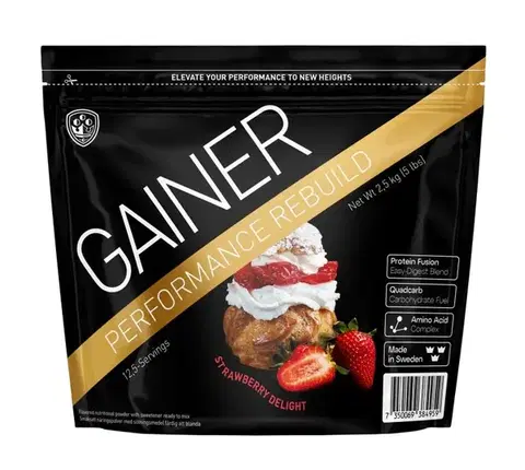 Gainery  11 - 20 % Gainer Performance Rebuild - Swedish Supplements 2500 g Vanilla Milkshake