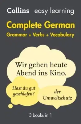 Učebnice a príručky Easy Learning German Complete Grammar, Verbs and Vocabulary (3 books in 1)