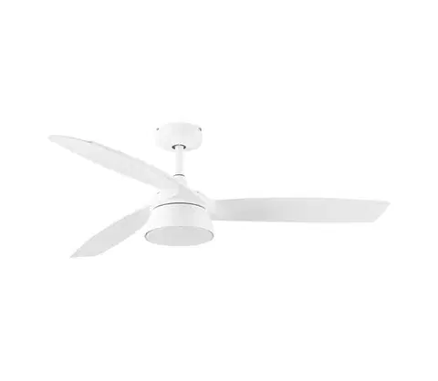 Ventilátory Lucci Air 513073 - stmievateľný LED látor BRONX LED/18W/230V CCT pr. 132 cm biely + diaľkové ovládanie 513073