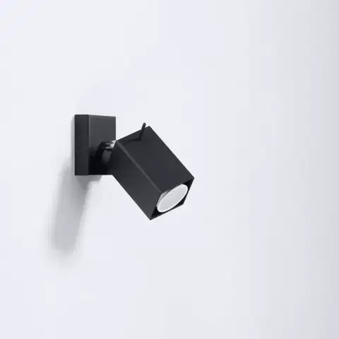Lampy do obývačky Nástenné svietidlo Merida A-0099 čierna