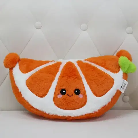 Dekoračné vankúše Vankúš Pomaranč 37x20 cm oranžový