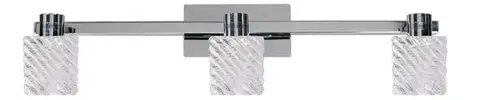 Bodové svetlá Nástenná lampa Alba strip 3X40W G9 chróm