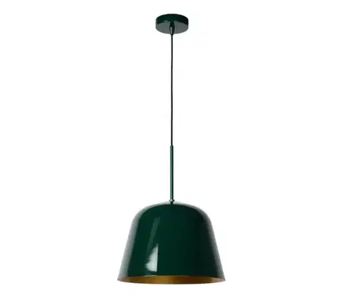 Svietidlá Lucide 30482/31/33 - Luster na lanku MISHA 1xE27/60W/230V zelená 30482/31/33