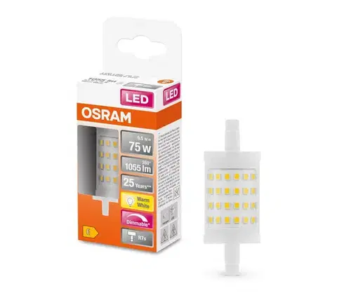 LED osvetlenie LED Stmievateľná žiarovka R7s/9,5W/230V 2700K 78 mm - Osram 4058075432512
