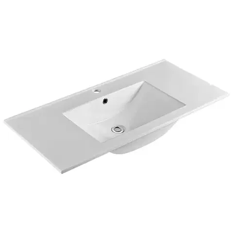 Umývadlá Mereo Nábytkové umývadlo SLIM, 101x46x18 cm, keramické, biele UC10146