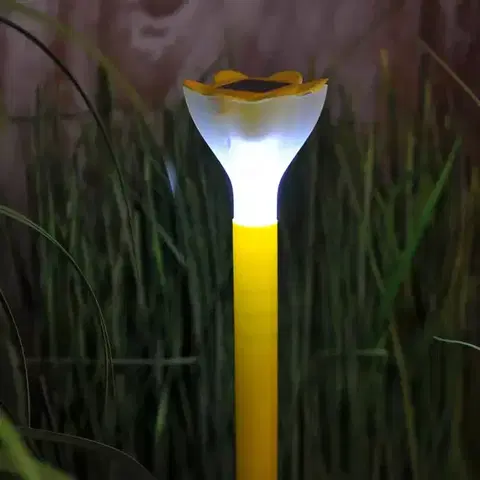 Solárne dekoračné lampy Solárna LED lampa   Ø60x350 cm GLE23642