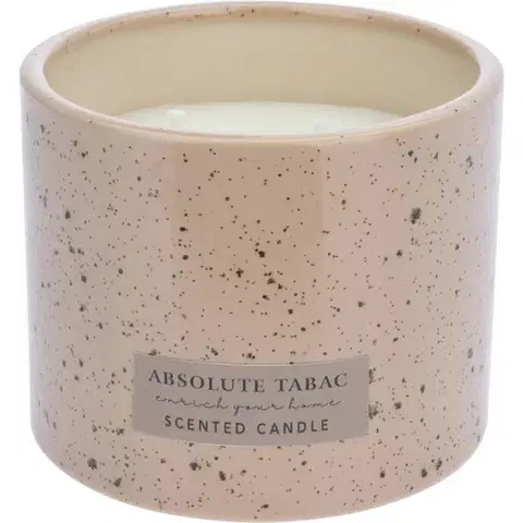 Dekoratívne sviečky Vonná sviečka Enrich your home, Absolute Tabac, 180 g, 10,5 x 8 cm