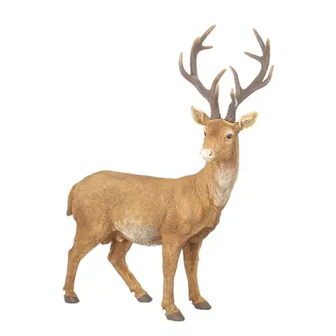 Vianočné dekorácie Figúrka Deer 50x20x54 cm brown
