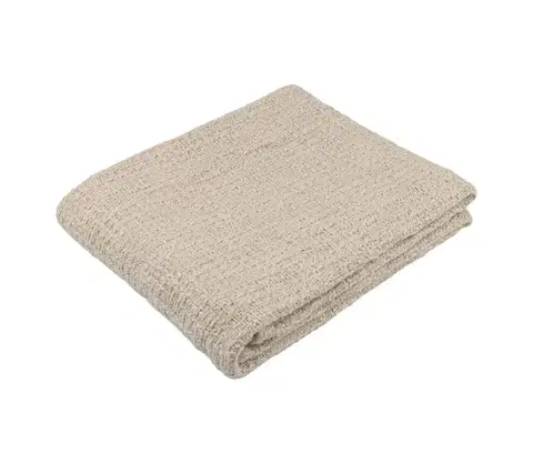 Taburetky Eglo 420333 - Prehoz na posteľ LONGLAC 170x130 cm béžová 420333
