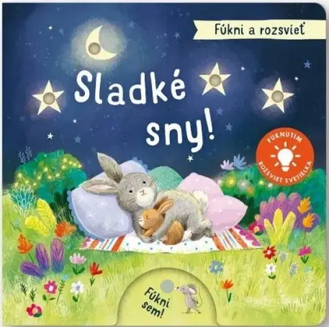 Leporelá, krabičky, puzzle knihy Fúkni a rozsvieť - Sladké sny!