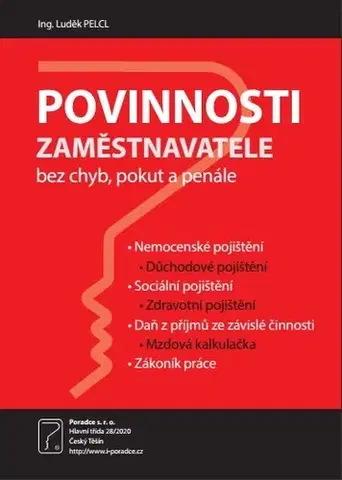 Právo ČR Povinnosti zaměstnavatele 2018 - bez chyb pokut a penále - Luděk Pelcl