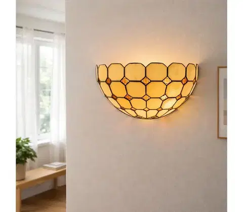 Svietidlá BRILAGI - Tiffany vitrážové nástenné svietidlo DORAN 1xE14/40W/230V 63005