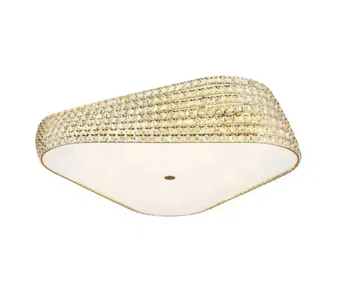 Svietidlá Zuma Line C0286-06M-F7AC - Stropné svietidlo BABYLON 6xG9/28W/230V, priemer 55 cm, zlaté C0286-06M-F7AC