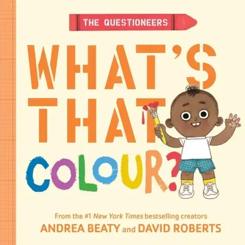 Leporelá, krabičky, puzzle knihy The Questioneers: What's That Colour? - Andrea Beaty