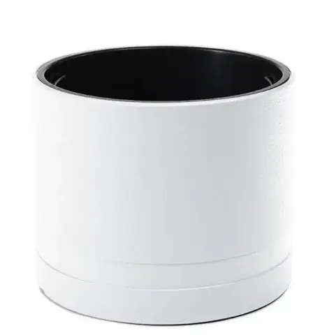 Kvetináče a truhlíky Kinekus Kvetináč plastový, priemer 430 mm, KOMA, biely, výška 380 mm, s vložkou