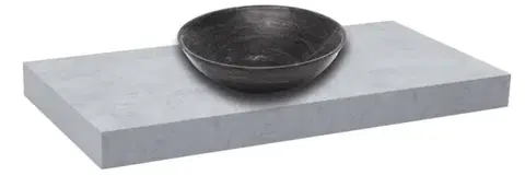 Kúpeľňový nábytok Doska pod umývadlo bez umývadla Naturel Dolce 120x8x50 cm betón mat DO12050BE DO12050BE