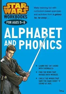 V cudzom jazyku Star Wars Workbooks - Alphabet and Phonics Ages 5-6