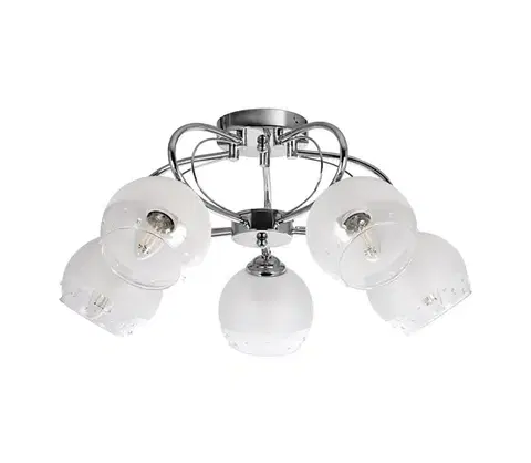 Svietidlá  Prisadený luster 5xE27/60W/230V 51402/5 CR+WT