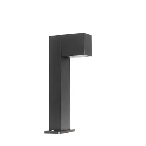 Zahradne stlpove lampy Priemyselné stojace vonkajšie svietidlo čierne 35 cm IP44 - Baleno