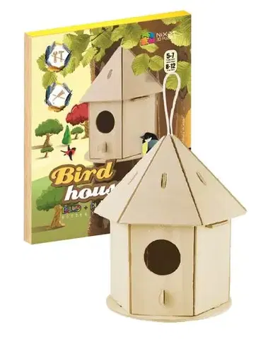 3D puzzle 3D Creative Drevené 3D puzzle Vtáčia búdka