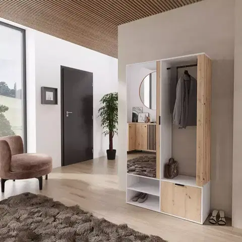 Predsieňový nábytok Predsieňový Nábytok Milo artisan/biela
