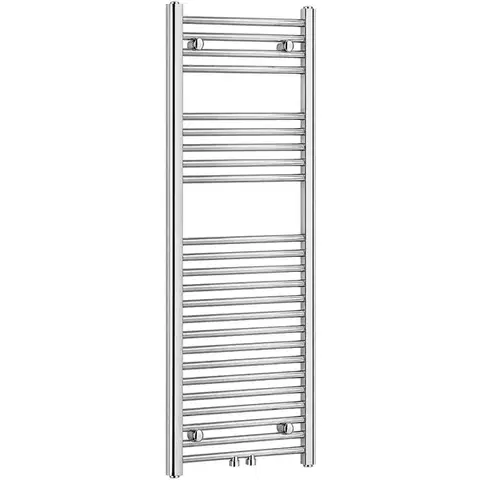 Radiátory do kúpeľne CERANO - Kúpeľňový radiátor Benito - stredové pripojenie 50mm/bočné - 377 W - chróm - 1200x450 mm CER-600907