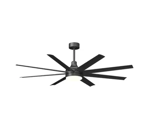 Ventilátory  B.V. -LED Stmievateľný str. látor LED/24W/230V 2700-6500K 165cm+DO čierna B103133K2