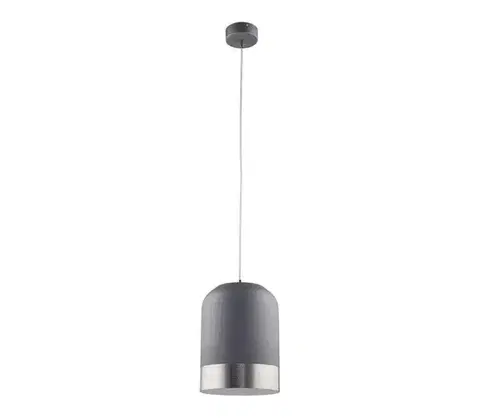 Svietidlá Jupiter 1649 - Luster na lanku DIXON 1xE27/60W/230V strieborná/biela 1649