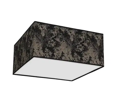 Svietidlá  Stropné svietidlo SATINO 2xE27/60W/230V čierna/zlatá MLP7314