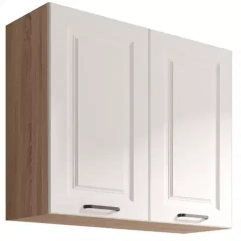 Kuchynské skrinky visiace Kuchynská skrinka Smart  43g Sonoma/Biely Mat