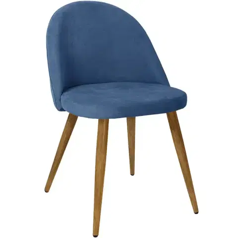 Čalúnené stoličky Stolička Banff 80107cm-V15 Dark Blue