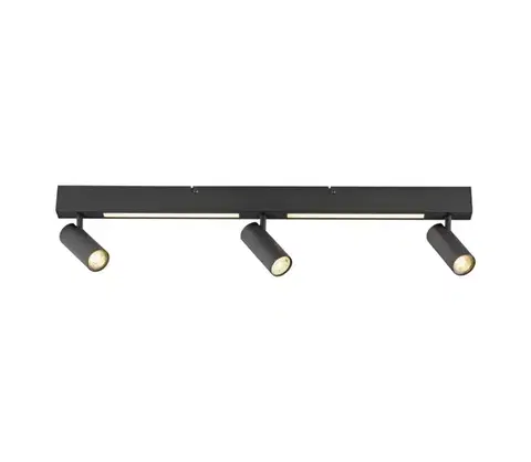 Svietidlá Schöner Wohnen 11794-18 - LED bodové svietidlo DANTE 3xGU10/10W+LED/14,4W čierne 11794-18