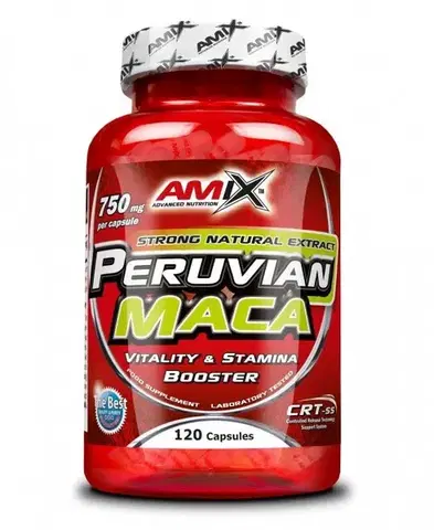 Anabolizéry a NO doplnky Peruvian Maca - Amix 120 kaps.