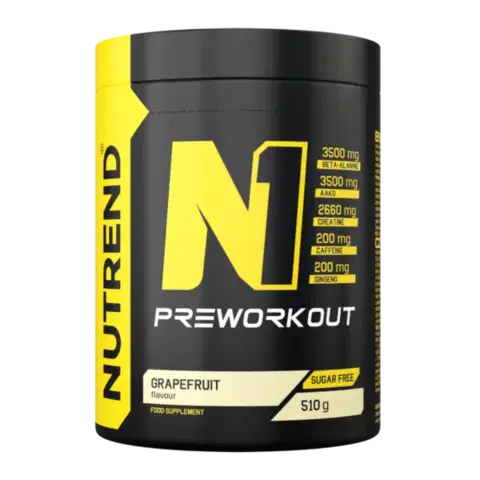 Pre-workouty NUTREND N1 Pre-Workout grapefruit