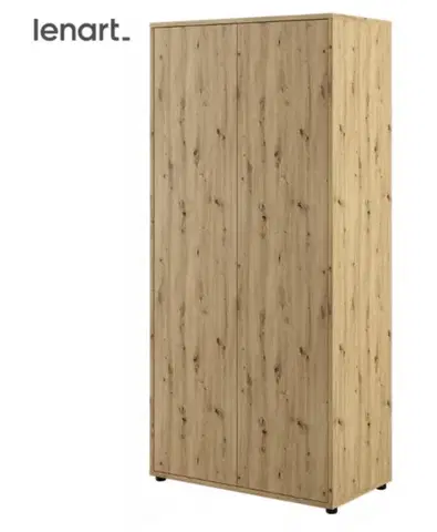 Šatníkové skrine Dig-net nábytok Šatníková skriňa Lenart BED CONCEPT BC-20 | dub artisan