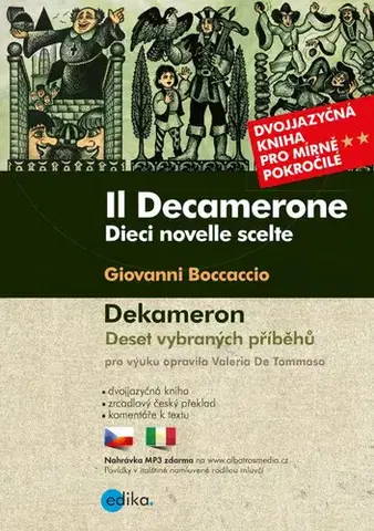 Učebnice a príručky Dekameron / Il Decamerone - Giovanni Boccaccio,Valeria De Tommaso
