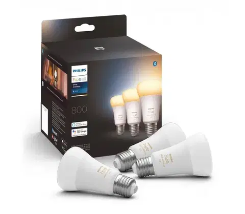 LED osvetlenie Sada 3x stmievateľných LED žiaroviek Philips Hue WHITE A60 E27/6W/230V 2200-6500K 8719514328266