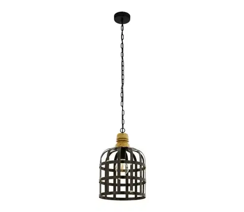 Svietidlá Eglo 49785 - Luster na reťazi OLDCASTLE 1xE27/60W/230V 49785