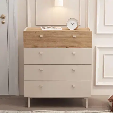 Komody a skrinky BURN šuplíková komoda 4S, sepet/coast
