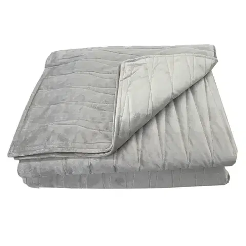 Prehozy na posteľ Prikrývka na posteľ Lido 170x220 svetlosivá Merkury Home