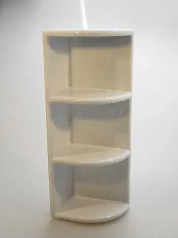 Zrkadlá, zrk.skrinky, poličky PLAFOR - Polička do kúpľne rohová 52x20x13cm