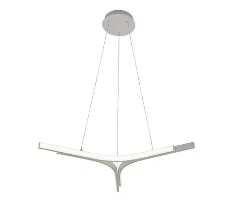 Svietidlá Viokef Lighting LED luster na lanku ALTA LED/30W/230V strieborný 4325900