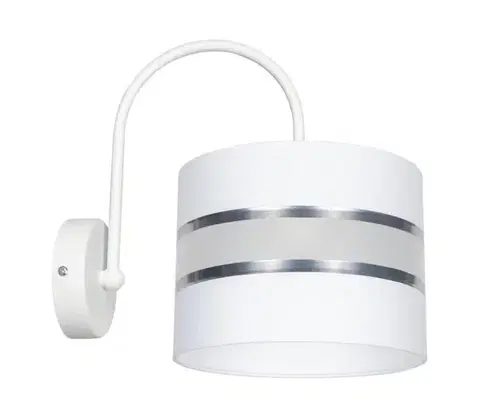 Svietidlá  Nástenné svietidlo CORAL 1xE27/60W/230V biela 0413