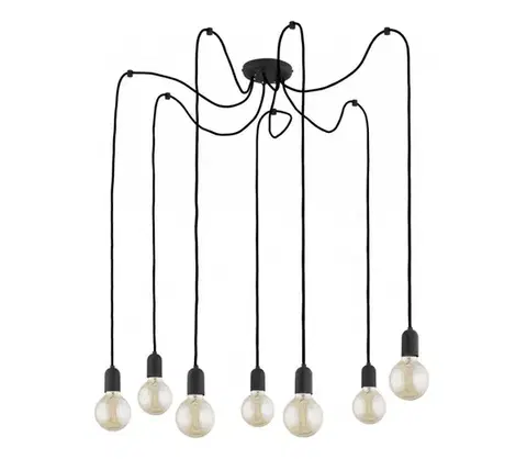 Svietidlá  Luster na lanku QUALLE 7xE27/60W/230V pavúk 2363